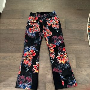 Obermeyer Black Floral Malta Ski / Snowboard Pants, size 2 - Only Worn Twice